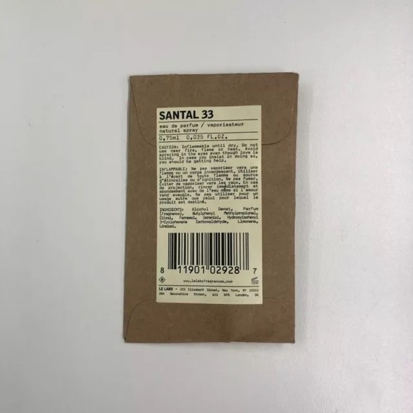 Le Labo Santal 33 Sample - Picture 2 of 2